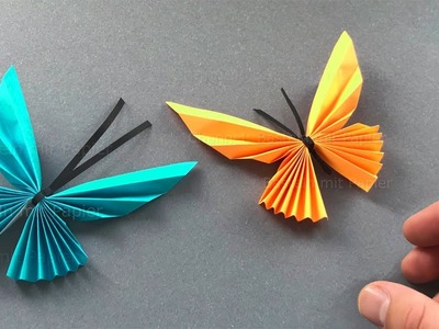 Origami Schmetterling basteln mit Papier ???? Bastelideen für Geschenke & Deko