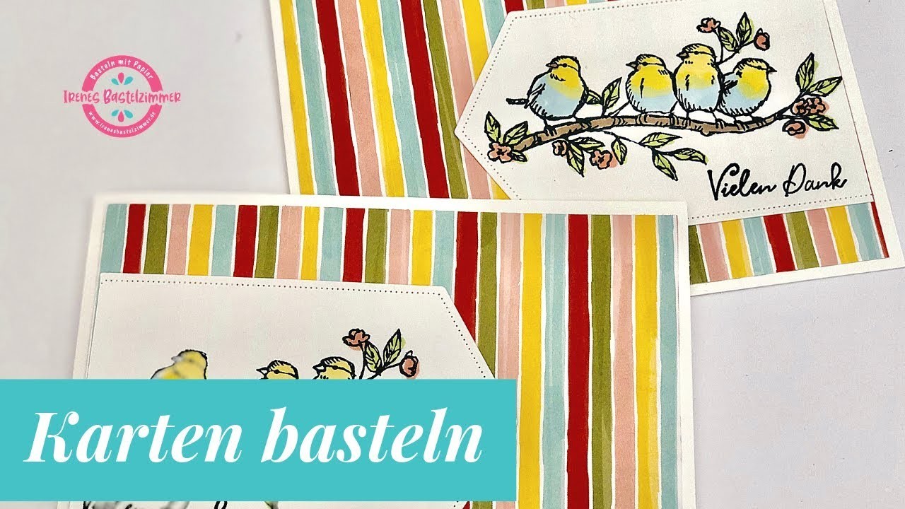 Basteln mit Papier⎮Karten gestalten⎮Frei wie ein Vogel⎮Stampin' Up!