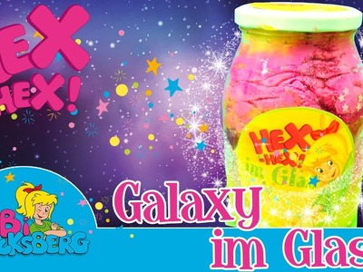 Bibi Blocksberg - galaxyfarbenes Hex-Hex im Glas | DIY