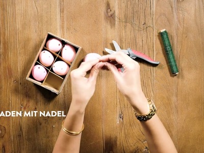 Blumengirlande: DIY Osterdeko aus Blumen | Westwing Deko