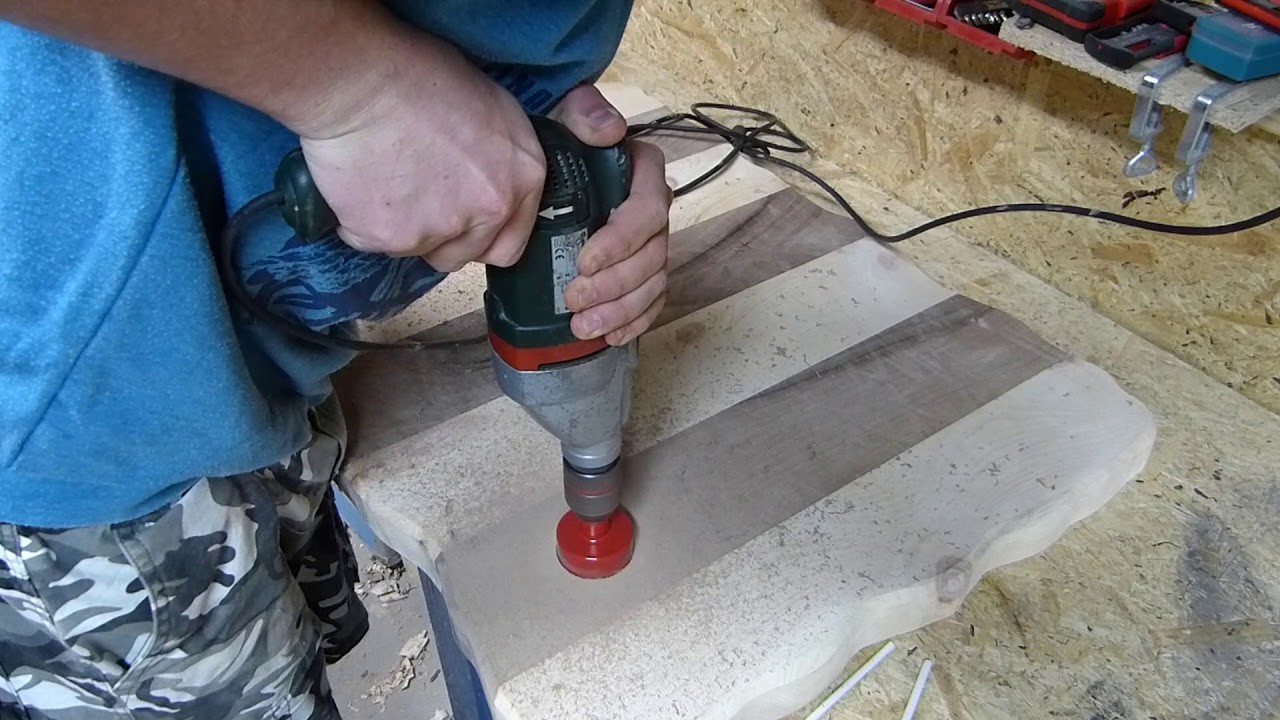 Deckenlampe aus Massivholz DIY