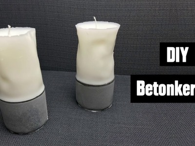 DIY Beton Kerze
