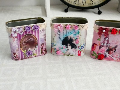 DIY Deko. Upcycling Deko Idee mit Blech Dosen