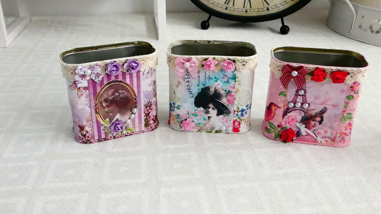 DIY Deko. Upcycling Deko Idee mit Blech Dosen