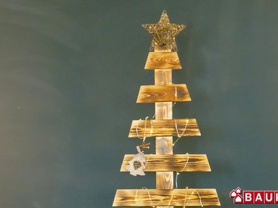 DIY: Holz-Weihnachtsbaum
