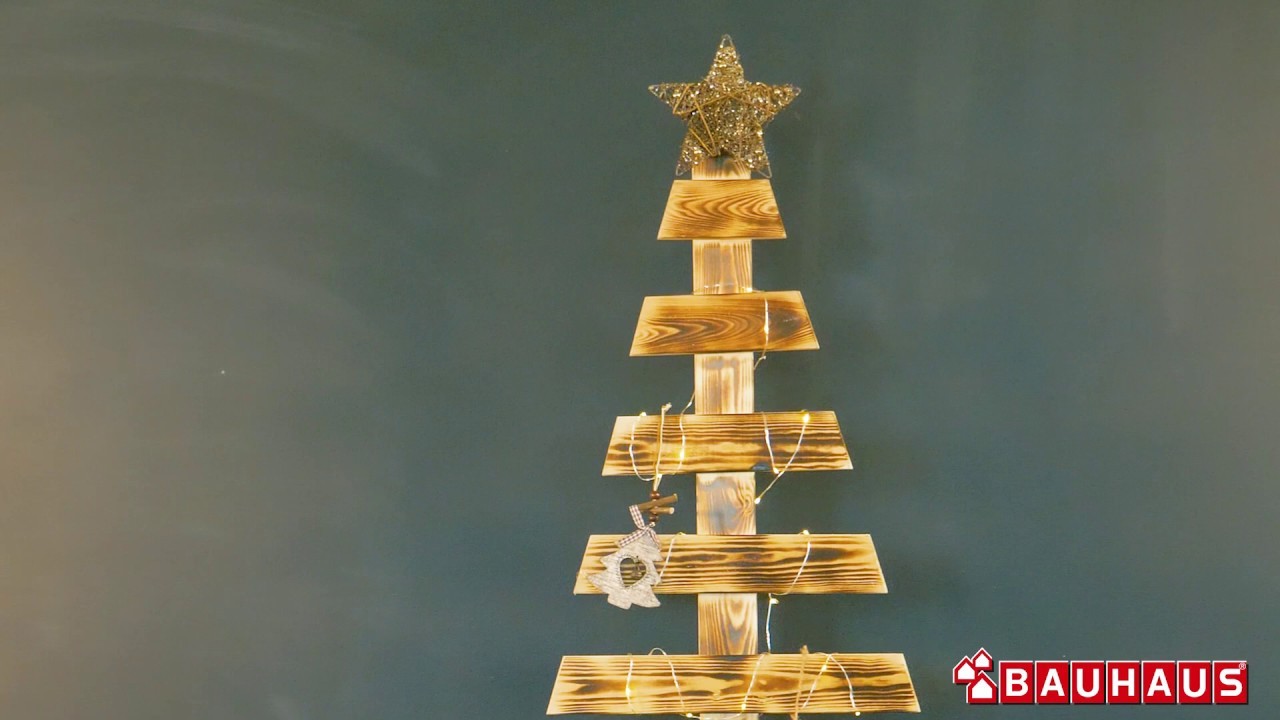 DIY: Holz-Weihnachtsbaum