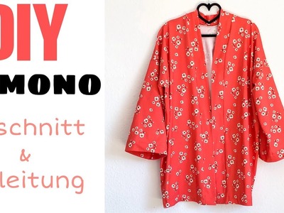 DIY - Kimono Cardigan nähen ohne Schnittmuster