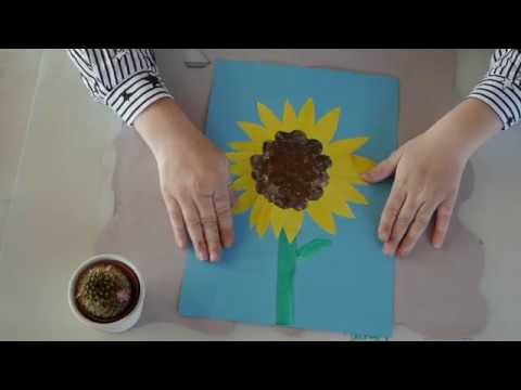 DIY - WIR BASTELN EINE SONNENBLUME - SASO09
