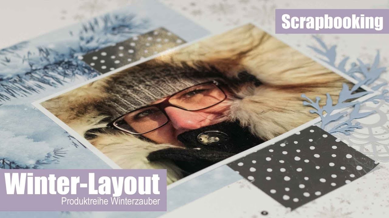 Eisig-kaltes Winter Layout | Winterzauber | Scrapbooking | 12 x 12 Layout | Stampin' Up!