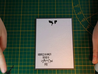 Karten basteln mit Prägefolder (von Action) 05.19