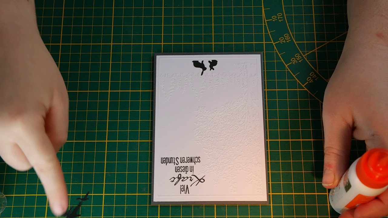 Karten basteln mit Prägefolder (von Action) 05.19