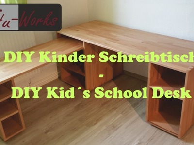 Kinder Schreibtisch selber bauen - DIY Kid´s School Desk