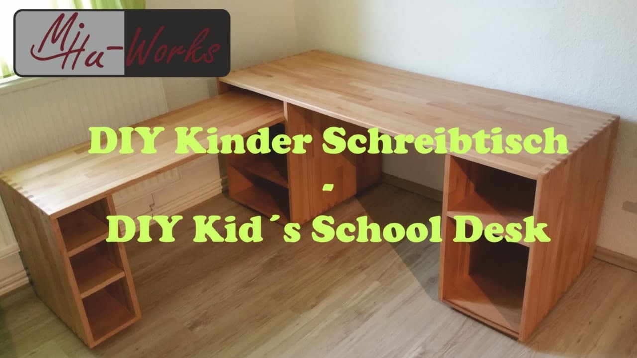 Kinder Schreibtisch selber bauen - DIY Kid´s School Desk