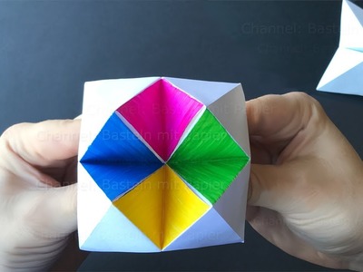 Origami Spielzeug basteln mit Papier - Bastelideen wenn man Langeweile hat - Geschenkideen