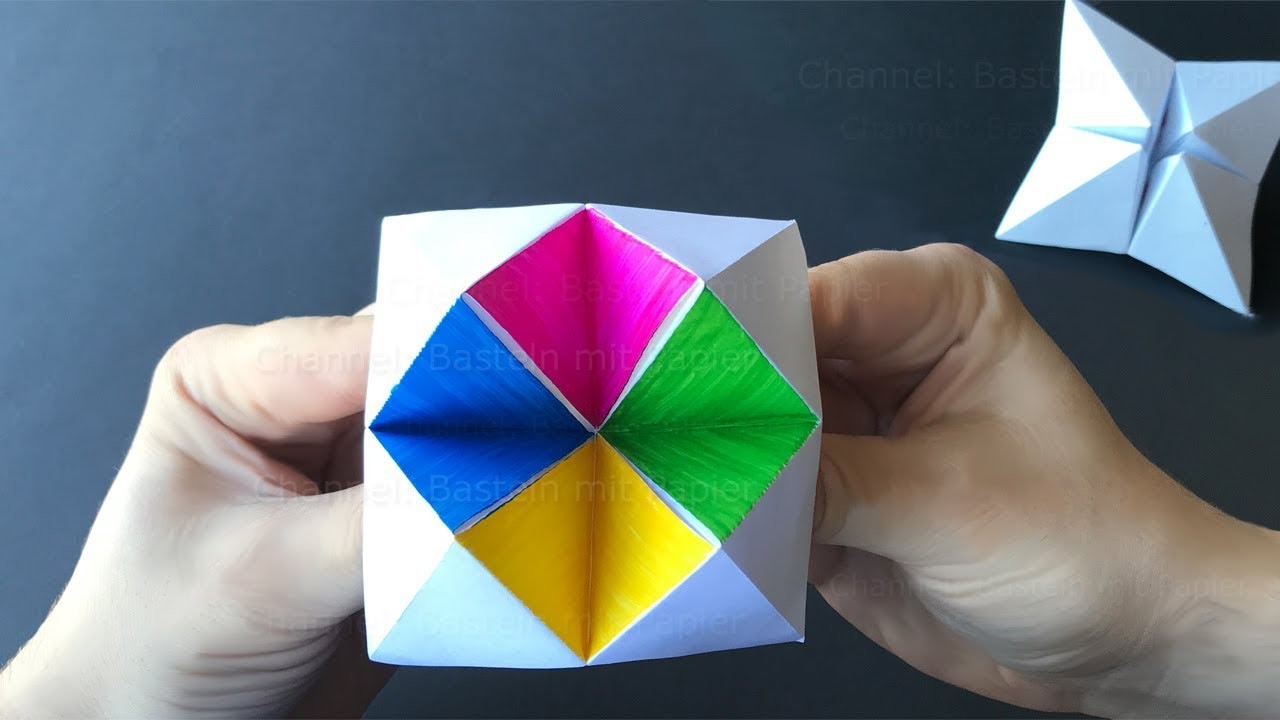 Origami Spielzeug basteln mit Papier - Bastelideen wenn man Langeweile hat - Geschenkideen