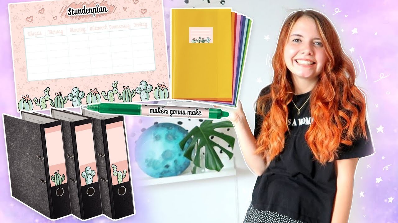 Schulsachen selbst designen | back to school 2019 | DIY || Foxy Draws