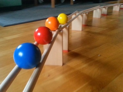 Stabkugelbahn - eine raumgreifende mobile Konstruktion