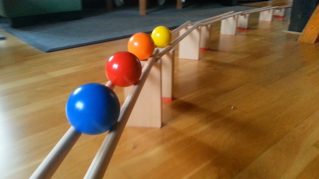 Stabkugelbahn - eine raumgreifende mobile Konstruktion