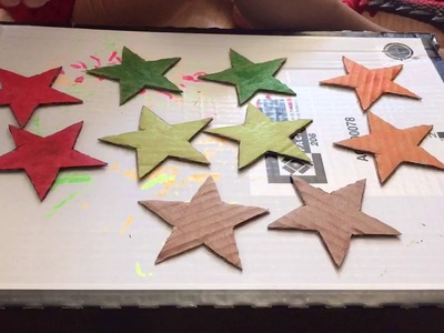 Sterne basteln aus Papier mit Louis #Belonhnungssystem