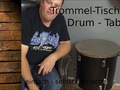 Trommel-Tisch - ein Tisch aus einer alten Trommel (Deko, DIY)