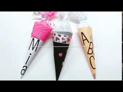 Back-To-School: DIY Schultüte.Kindercone For The First Day Of Kindergarten
