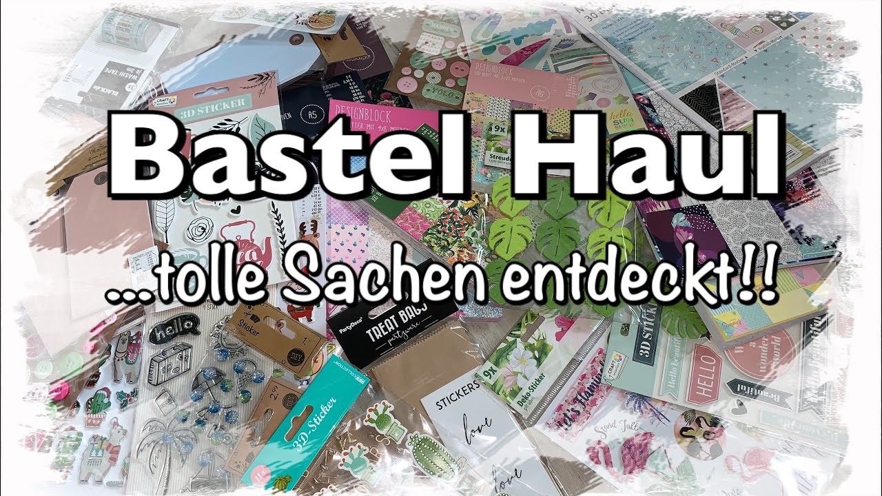 Bastel Haul, Tedi Haul (neue Blöcke), Scrapbook Haul, Scrapbook basteln mit Papier, DIY