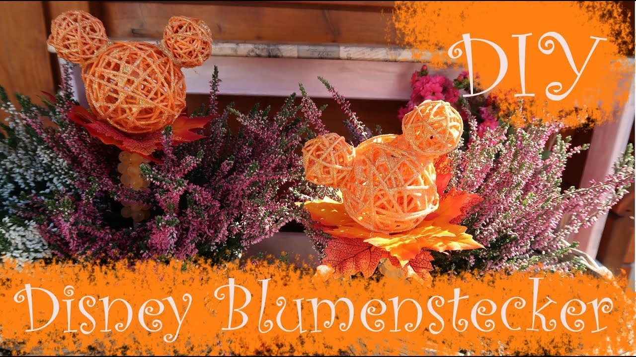Disney Micky Blumenstecker DIY