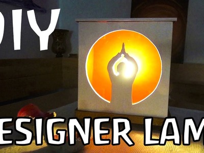 DIY Designer Lampe aus Holz einfach selber machen - Für Wohnzimmer und Entspannungsraum