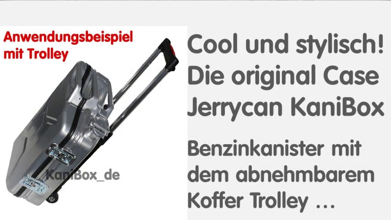 DIY Jerrycan KaniBox do it yourself Whiskey Mini Bar Keybox Trolley Case Koffer