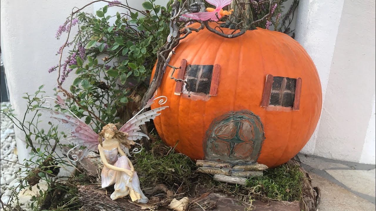 DIY Kürbis | Farmhouse style | mini Garten