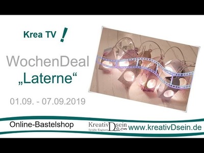 DIY: Lichterkette | #KreativDsein | KreaTV! Wochendeal "Laterne" | Werbung