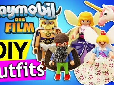 DIY Playmobil Outfits zum Kinofilm | Wikinger & Feen Verkleidung für Hannah & Julian Vogel |DIY Kids