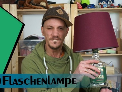 DIY stylische Lampe aus einer Flasche