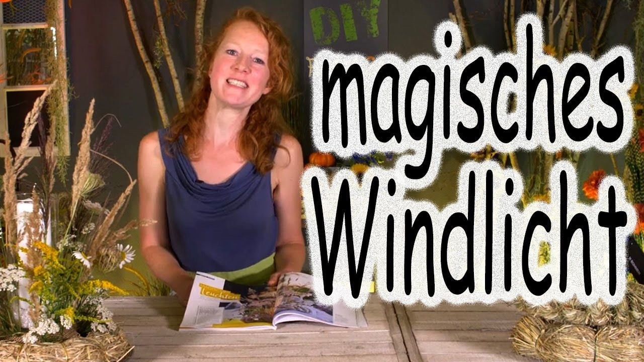 DIY: Tischdeko Heukranz mit Windlicht | Kranz dekorieren | Natur Deko | Herbstdeko | Floristik24