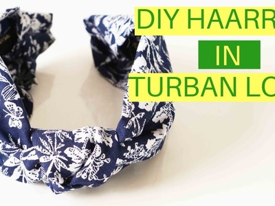 DIY Turban Haarreif | DIY Haarreif mit Knoten aus Stoffresten selbermachen
