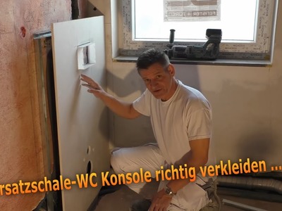 Geberit.Sigma-Element WC.WT verkleiden mit Gipskarton  | DH - Trockenbau