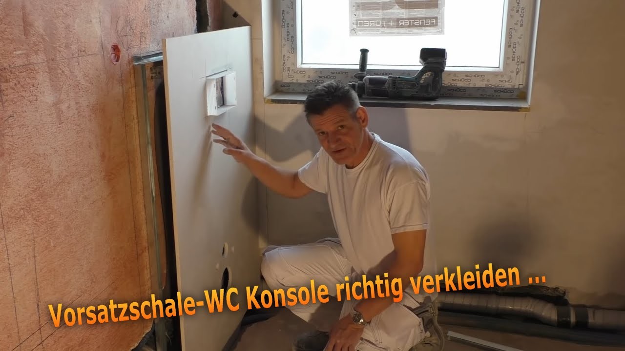 Geberit.Sigma-Element WC.WT verkleiden mit Gipskarton  | DH - Trockenbau