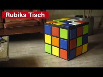 Kein grübeln nötig: Der DIY Rubiks-Tisch!