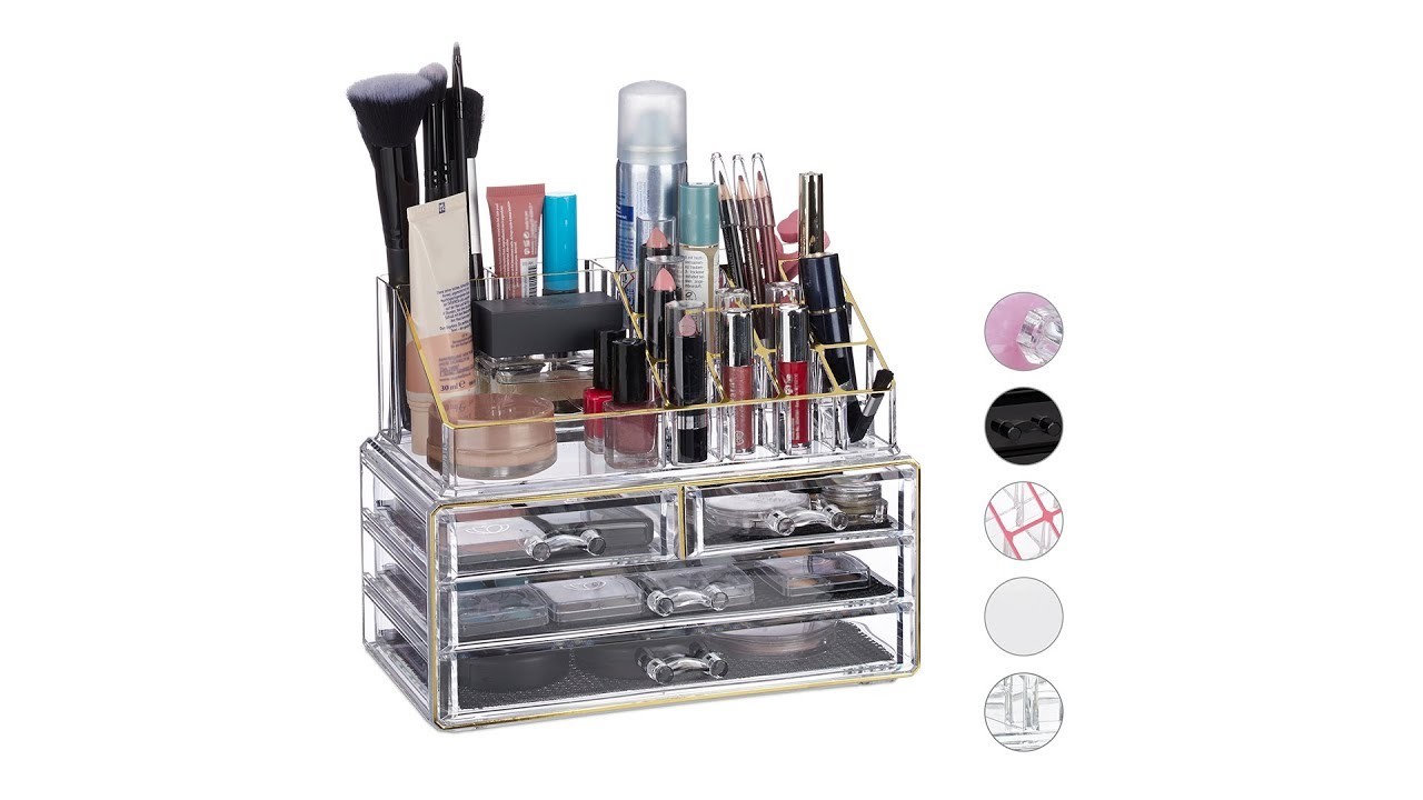 Make Up Organizer mit 4 Schubfächern