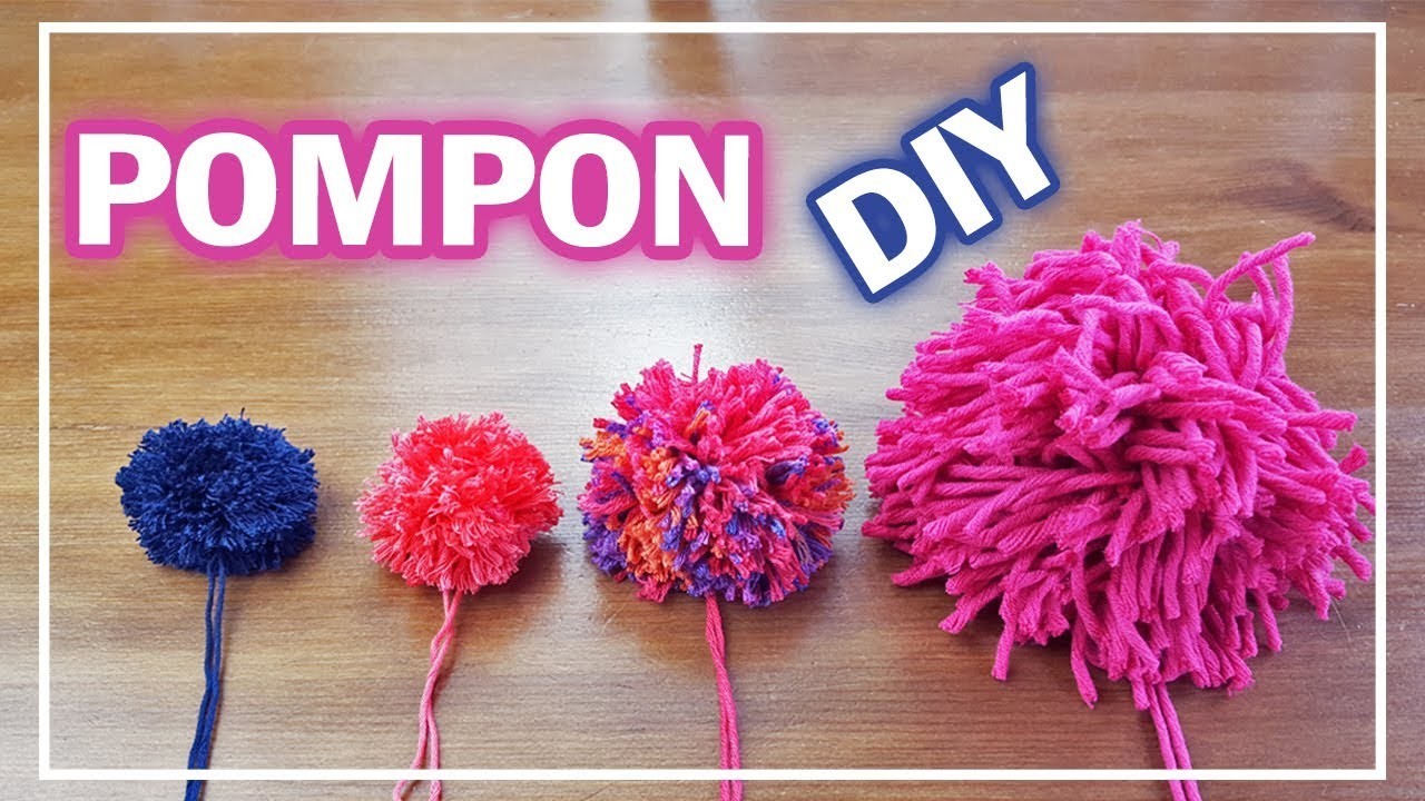 POMPON einfach selber machen | 4 Methoden | DIY | mirisplace