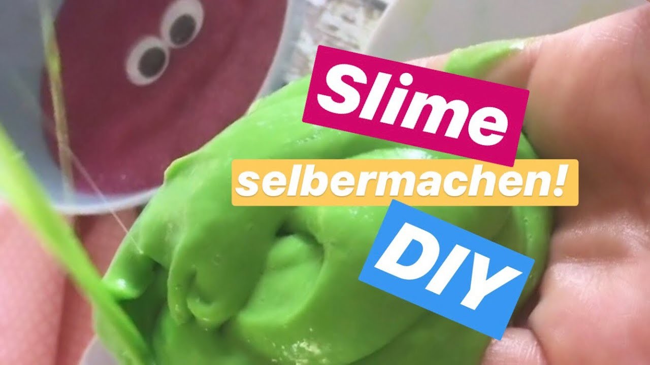 SlimeTini: DIY Slime Rezept! Mit und ohne Kleber!