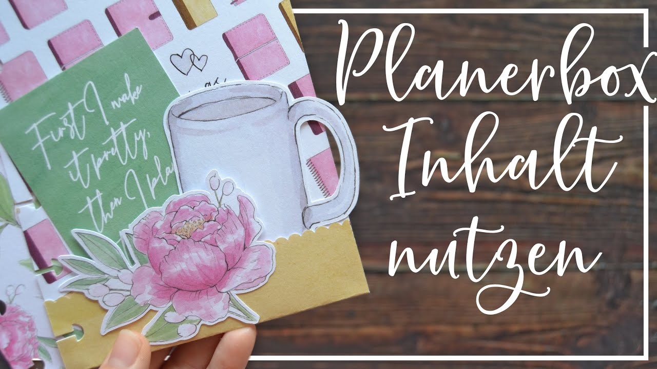 SO VERWENDE ICH DAS MATERIAL AUS EINER PLANNERS ANONYMOUS BOX - PLANNER BABE