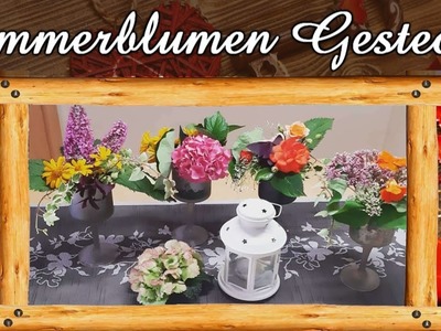 Tolle Sommerblumen-Gestecke | Tischdeko selber machen | Partydeko | Dekoideen | DIY
