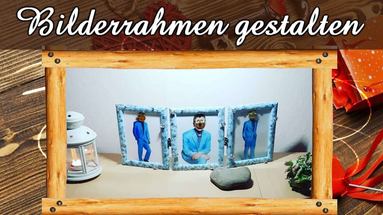 Wir gestalten Bilderrahmen | Bilderrahmen bemalen und dekorieren | Geschenkidee | Dekoidee | DIY