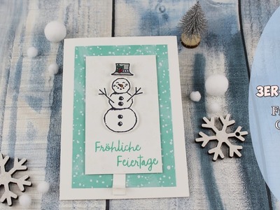 3er-Combo III: Frostige Grüße. Interaktiver Schneemann
