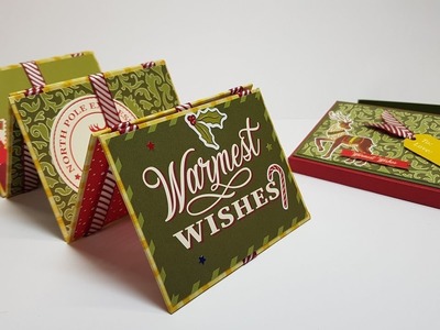 Anleitung: Zauberkarte 4: Jakobsleiter. Zauberleiter basteln als Weihnachtskarte mit Stampin' Up!