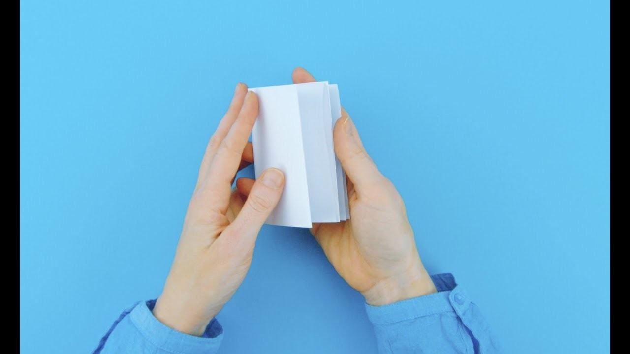 Buch aus einem Blatt Papier falten – ganz einfach