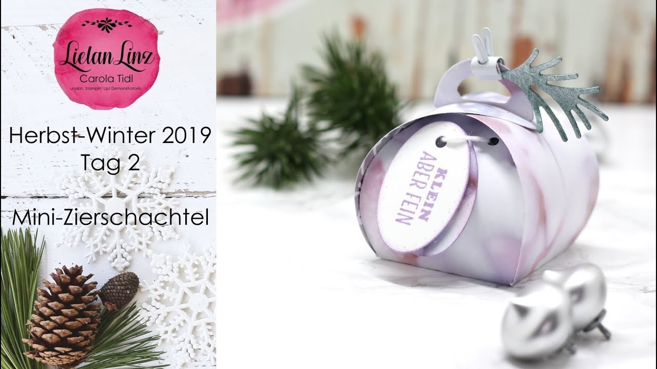 Herbst Winter 2019 Tag 2: Mini-Zierschachtel