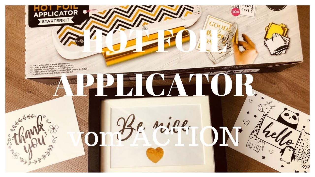 ☀️???? Hot Foil Applicator vom ACTION ☀️????