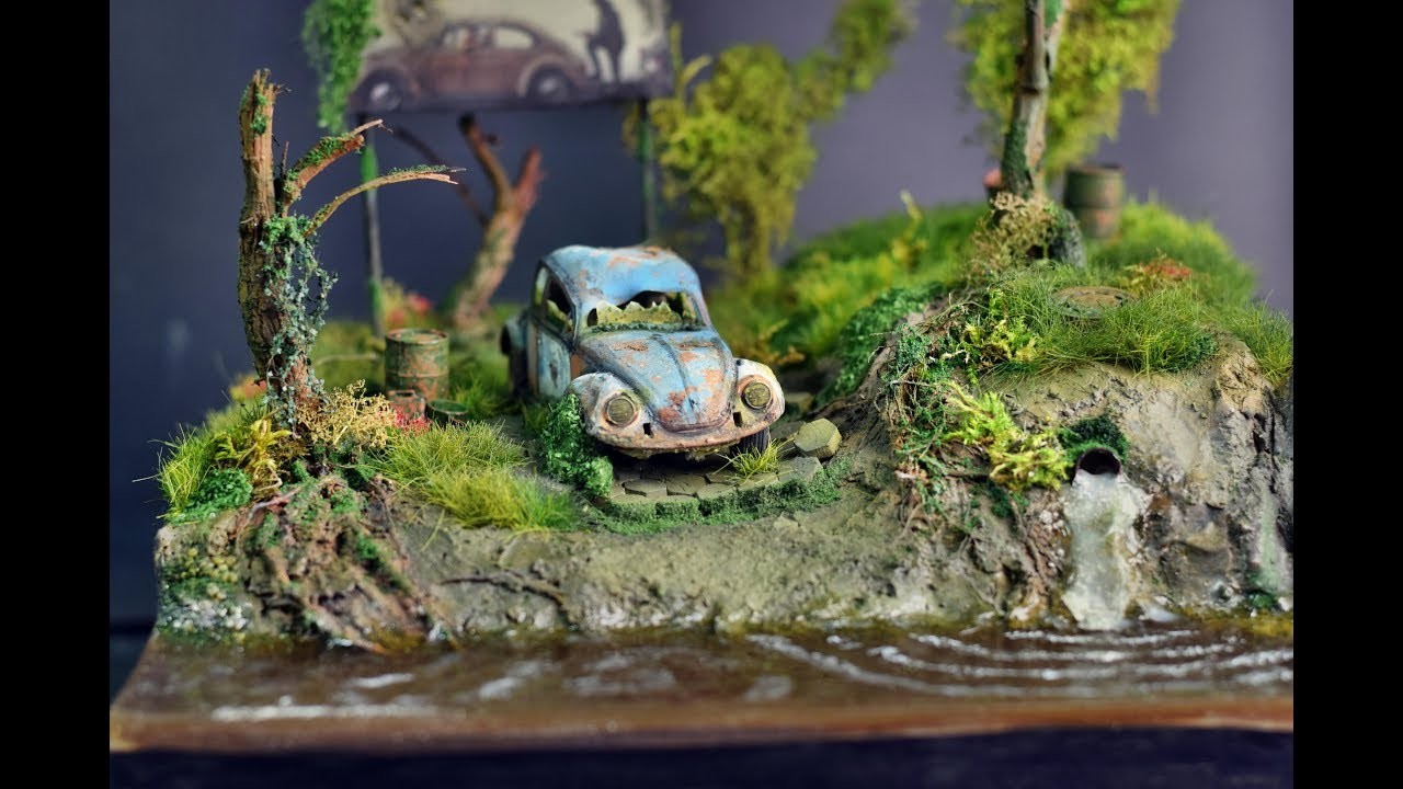 VW - Volkswagen Beetle diorama 1080P HD